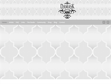 Tablet Screenshot of damasktattoo.com